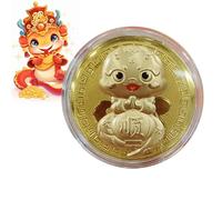 Generico Moneta del Serpente 2025, Anno a Moneta del Serpente - Moneta Portafortuna Cinese Feng Shui | La Moneta commemorativa 'Anno del Serpente Cinese 2025 attira buona Fortuna e prosperità