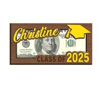 Genérico Money Holder - Money Wallet - Graduates Cash Wallet 2025 Cash Holder | Exquisite Double Layer Organizer Multifunctional Double Layer Organizer For Family Adults Kids Teen Favors, Giallo