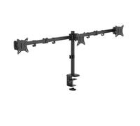 Generico Monitor Arm, Supporto da scrivania for 3 Monitor for schermi di Computer, Adatto a 13-27 Pollici, può sostenere Fino a 22 libbre, Supporto Girevole for carichi Pesanti a Braccio Triplo