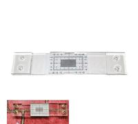 Generico Monitor Fessure Angolari, Strumento di Rilevamento Accurato per Fessure in Calcestruzzo, Design Trasparente per Misura Orizzontale e Verticale in Strutture Murarie Rinforzate e Antisismiche