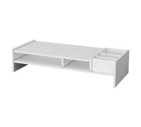 Genérico Monitor Riser, Computer Accessories For Display, 3-Tier Desktop Shelf, Dorm Business Working Reading Classroom School, Workstation Offices Study College