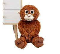 Generico Monkey Plush - Cute Long Hands Design Features, 36cm Standing Height Soft Toy Item, Cuddly Stuffed Animal Desk Figure, Warm Snug Material Bedroom Mascot | Hugging Primate For Boys & Girls
