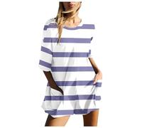 Generico Monopezzi E Tutine da Donna - Tutine Donna Hot A Rete - Tuta Estiva da Donna con T-Shirt Oversize Casual Sportiva Senza Schienale Pantaloncini Larghi