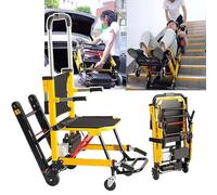 Generico Montascale Elettrici Pieghevole Sedia A Rotelle Elettrica Montascale per Anziani Portatile Sedia A Rotelle Saliscale Assistenza alla Deambulazione per Adulti Anziani Disabili,B