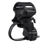 Genérico Monte dei Fari Biike | Montaggio dei Fari Biike Girante a 360° | Supporto Luce Manubrio ABS Nero per Torce e Fari | Attacco di Montaggio Biiclo Regolabile