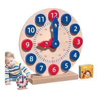 Generico montesoriPractice Clock Demonstration Learning Clock | Educational Time Teaching Clock With Movable Hands For Learning Hours Minutes And Telling Time Skills