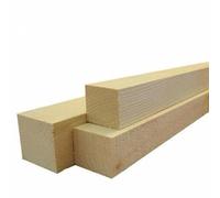 Generico Morale Travetto Listone in Legno di Abete Massello Grezzo 80 x 80 x 2000 mm