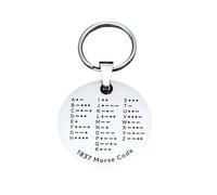 Generico Morse Code Trainer - Stainless Steel Portable Educational Learning Tool Design | Morse Code Practice Device Signal Training Kit Communication Accessory | For Adults Women Men
