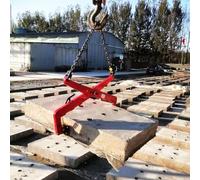 Generico Morsetto per Piastra Verticale Regolabile per Il Sollevamento di Granito e Pietra, Design a Forbice per impieghi gravosi per Una movimentazione sicura in Applicazioni edili, stradali e di la