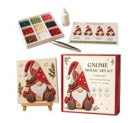Generico Mosaic Kit - Colorful Gnome Craft Set, Handmade Decor Project