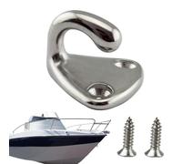 Generico Moschettone marino,Gancio per nave Hardware marino in acciaio inossidabile 316 | Appendiabiti con gancio di sicurezza adatto per accessori hardware per gancio di protezione di livello ri