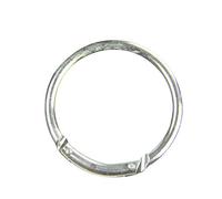 Generico Moschettone Rotondo in Lega di Alluminio Gancio a Molla in Alluminio Clip Portachiavi Gancio Clip Zaino Esterno Fibbia 2 Pezzi Argento Pratico e popolareUtile e Attraente.