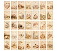 Generico Mother's Day Card - Aesthetic Flower Greeting, 36-Piece Vintage Collection with Blank Interior, Premium Textured Cardstock, Stress Reliever Grip, Heartfelt Stationery for Mom Her Grandma