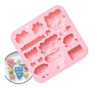 Generico Mothers Day Chocolate Molds, Sunflower Silicone Mold, Non Stick Baking Molds, Reusable Candy Tray, Pastry Cookie Maker, Jelly Muffin Mold, Kitchen Dessert Tool Set for Home