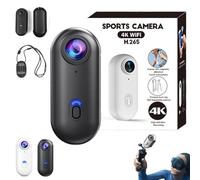 Generico MotionTrail Nexo25 Camera,Nexo25 Black Camera, 4k/1080p, 120° Wide-Angle, IPX7 Waterproof Case, Hands-Free POV Recording, Magnetic Mounting, 360° Rotation, for Sports (Black-standard,4K)