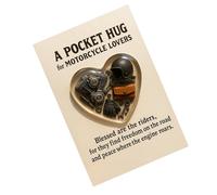 Generico Motivation Message Cards - Compact Pocket Letter Bundle, Rider Motorcycle Souvenir Charm, Quote Keepsake Kit | Thoughtful Appreciation Present Choice For Celebration Vacation Companions Dad