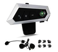 Generico Moto Casco Altoparlanti Auricolare Bluetooth Casco Auricolare Bluetooth Con Assistente vocale, E HiFi Sound Quality Cuffie 1000mAh Batteria (Ciclismo/Sci/Arrampicata)