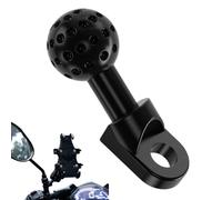 Genérico Motorcycle Ball Head Mount - Adattatore per montaggio a specchio da 17 mm, impermeabile per la camera e il ciclismo, base rotante in lega di alluminio resistente per sport all'aria aperta