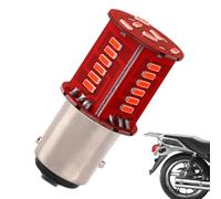 Generico Motorcycle Brake Light Bulb, 12V LED Strobe Warning Tail Light With Flashing Stop Lamp, BAY15D 1157 Filament Base Replacement Bulb For Car Truck Motorbike Trailer