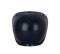 Generico Motorcycle bubble mirror Motorcycle Helmet Three Button Type Retro Helmet Lenses Bubble Shield Visors Helmet