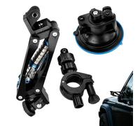 Generico Motorcycle Camera Mount - Shockproof Quick Release Multi-Angle | Motorcycle Handlebar Mount Camera Clamp for City Touring Urban Commuting Enthusiasts Professionals