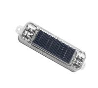 Generico Motorcycle Flashing Lights - Solar Powered LED Safety Strobe Light, Waterproof Rear Warning Signal Lamp, Super Bright Caution Light Accessory For Motorcycle Car Truck Road EmergencyAlert