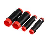 Generico Motorcycle Hand Grip Covers - Silicone 12x4cm 12x2.5cm | Non Slip Handlebar Brake Lever Sleeves | Universal Grip Protection Wrap For Bicycle Scooter ATV Dirt Bike Automotive Use Set