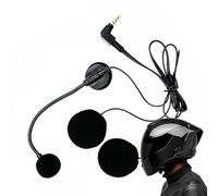 Generico Motorcycle Helmet Headset, Helmet Speakers, Black Color, Noise Reduction Microphone, Ultra-Slim Earpads, Audio Earbuds System for Communication Touring Street Dirtbike Riding
