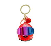 Generico Motorcycle Helmet Keychain - Light Up | 3D Metal Keyring