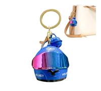 Generico Motorcycle Helmet Keychain - Light Up | 3D Metal Keyring