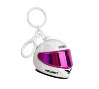 Generico Motorcycle Helmet Keychain - Mini Light Up Backpack Decor Pendants