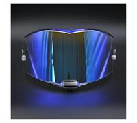 Generico Motorcycle Helmet Visor Transparent Chrome Red Extra Shield For LS2 For THUNDER For LS2 For FF805