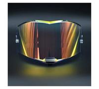 Generico Motorcycle Helmet Visor Transparent Chrome Red Extra Shield For LS2 For THUNDER For LS2 For FF805