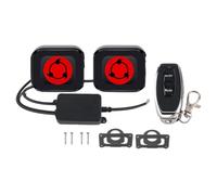 Generico Motorcycle LED Eyes | Waterproof ABS Dynamic Eagle Eye Lights with Remote Control 6 Display Modes 12V to 36V | Exterior Mirror Lights for Motorcycles Scooters Tricycles