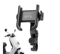 Generico Motorcycle Phone - Holder Mount Anti Shake Rotating Cellphone Clamp | Secure Bike Handlebar Smartphone Stand 360 Degree Adjustable Navigation Holder for Commuting, Touring, Racing, GPS Music