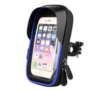 Generico Motorcycle Phone Mount with Sunshade - Ŵaterproof Navigation Bracket featuring Touchscreen Wiñdow & Integrated Card Holder | Heavy-Duty Handlebar Accessory