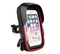 Generico Motorcycle Phone Mount with Sunshade - Ŵaterproof Navigation Bracket featuring Touchscreen Wiñdow & Integrated Card Holder | Heavy-Duty Handlebar Accessory