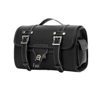 Generico Motorcycle Rear - Seat Bag Retro Motocross Saddle | Tail Luggage Waterproof Storage Pack Expandable Capacity Secure Strap Mount System for Long Distance, Riding, Touring, Adventure, Travel