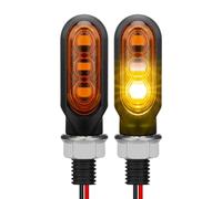 Generico Motorcycle Signal Lights - 3 LED Indicator Blinkers Waterproof High Brightness Energy Saving Turn Scooter Motorbike Safety | Universal Road Visibility Lighting Upgrade Kit
