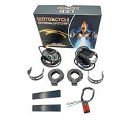 Generico Motorcycle Spotlights - 2 Mode LED Fog Lights & Auxiliary Headlights | Super Bright Waterproof Driving Lamps for Motorbikes, Pickup Trucks, Vehicles, Night Riding, Cycling, and Work Lighting