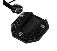 Genérico Motorcycle Stand Support Pad - Anti Sinking Non-Slip Floor Protector | Side Foot Pad Extension Plate For Soft Ground | For Grass Sand Snow Slippery Road Hot Pavement Dirt Mud Camping