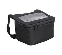 Generico Motorcycle Tool Bag - Waterproof Front Storage Pouch | Polyester Handlebar Compartment with Touchscreen Window for Scooter Motorbike Touring Travel Commuting and Long-Distance Riding