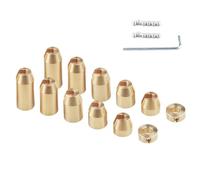 Generico Motorcycle Wheel Spoke Weights - Reusable Metal Construction, Precision Fit, Coating | Motorbike Replacement Kit, Tire Balancing, Home Garage Workshop, Touring, Road Commuting