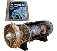 Generico Motore turbofan WS-15 per Aerei Cargo funzionante, Motore da assemblare Fai da Te in Scala 1/20 per Adulti, Modello Elettrico 3D da 150+ Pezzi (150+ Pezzi)