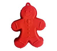 Generico Moule Gâteau Silicone Noël - Bonhomme D'Épices 3D, Moule Silicone Cuisson Pâtisserie Chocolat, Empreintes Biscuits Fêtes Antiadhésif Démoulage Facile | Pour Cake Design Fours