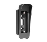 Genérico Mount - Black ABS Wireless Doorbells, Outdoor Camera Stand, Regolabile Angle, No Drilling Required | Apartment, Home, Rental Property, Commercial Spaces, Secure Installation