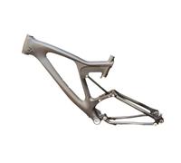 Generico Mountain Bike da 26 Pollici in Fibra di Carbonio con Telaio a Coda Morbida, Freno a Disco Nero, Passaggio Cavi Interno for Discesa