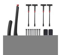 Generico Mountain Bike Fenders | PP+Nylon+Aluminum Alloy Duraable Mudguard Protector Kit | Lightweight Splash Guard Set for Road Cycling Trail Riding Rainy Weather Outdoor Mountain Biking