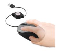 Genérico Mouse da Viaggio, Mouse per computer USB C retrattili, per computer per PC Desktop Lavoratore di Lavoro Programmatori Nomads Digital Nomads Confere