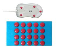 Generico Mouse Glide Stickers - Glide Feet Bottom Stickers for Mouse | Self-Adhesive E-Sports Equipment for Game, E-Sports, Work, and Study